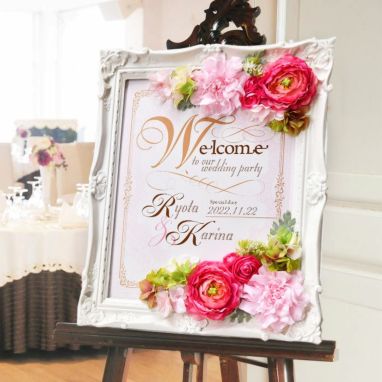 花 装飾ウェルカムボード 結婚式アイテムの通販 ファルベ 花 装飾ウェルカムボード 結婚式アイテムの通販 ファルベ