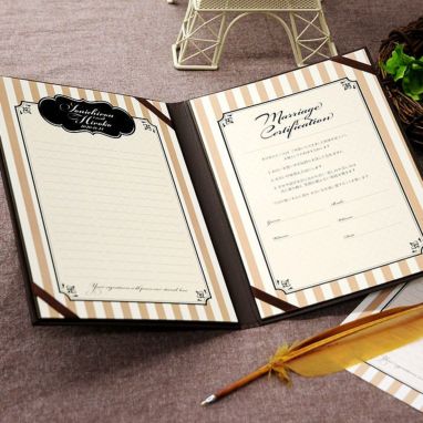 結婚証明書ゲスト参加型「アルト キャメル」