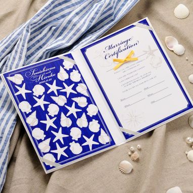 結婚証明書ゲスト参加型「マレーナネイビー」