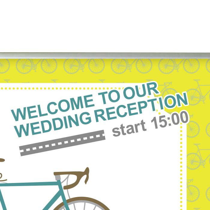 スポーツウェルカムボード アルミフレーム 自転車 サイクリング イエロー 結婚式アイテムの通販 ファルベ 公式 スポーツウェルカムボード アルミフレーム 自転車 サイクリング イエロー 結婚式アイテムの通販 ファルベ 公式
