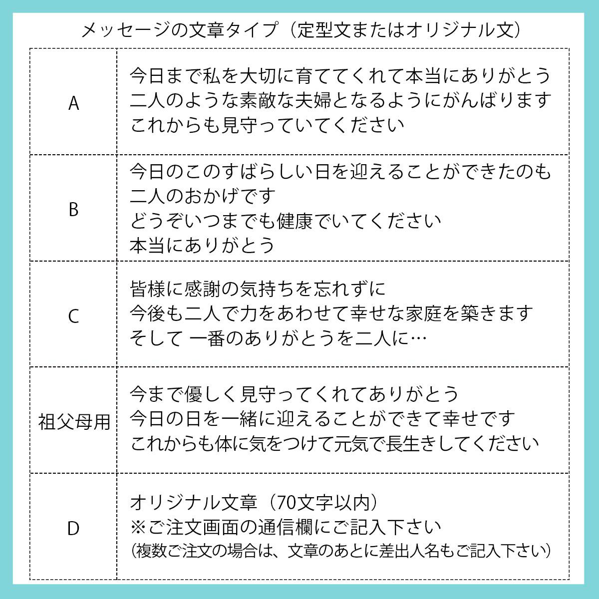 子育て感謝状メッセージの定型文