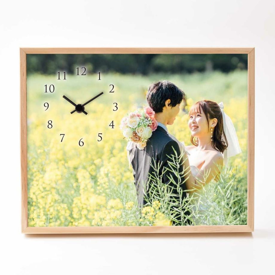 オリジナル文字盤 写真入時計 フォトクロック 結婚式アイテムの通販 ファルベ 公式