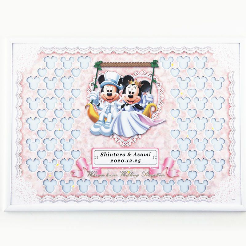 ディズニー 寄せ書きウェルカムボード ディズニーメッセージパズルボード 結婚式アイテムの通販 ファルベ 公式