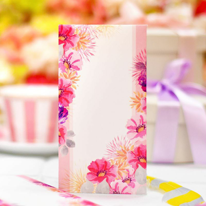 和風テイストや和ちゅらるスタイルにも合う、かわいいピンクのお花デザイン