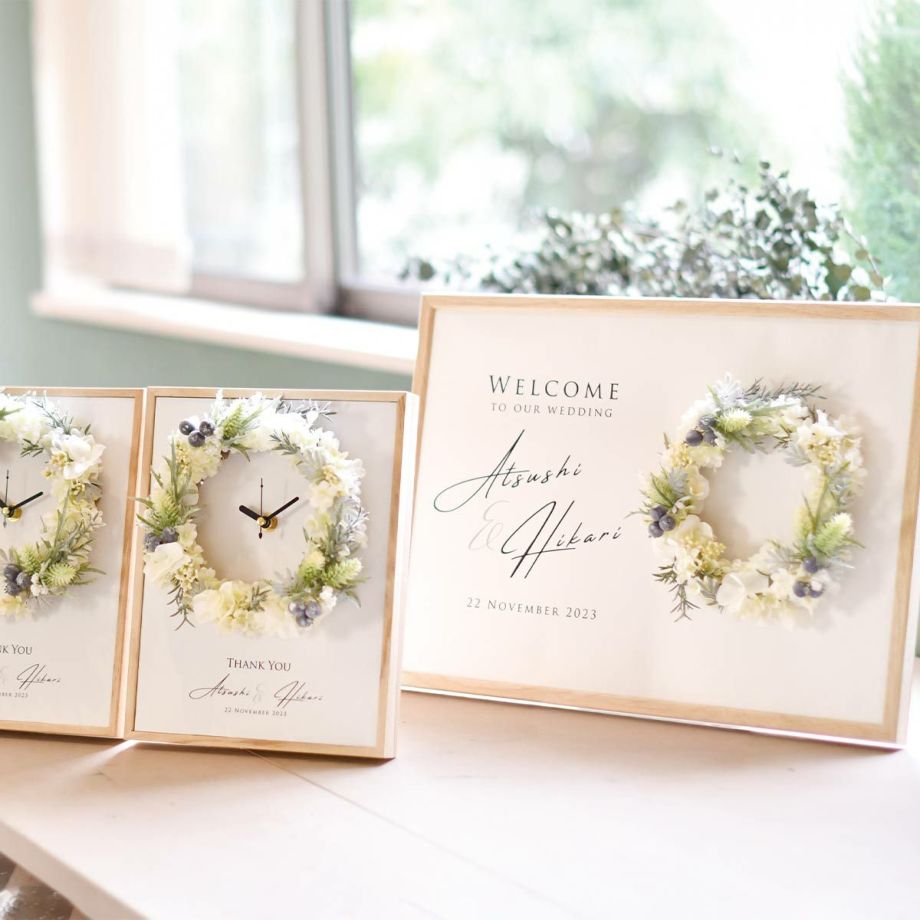 自分たちの新居とそれぞれの実家にお揃いの結婚記念品