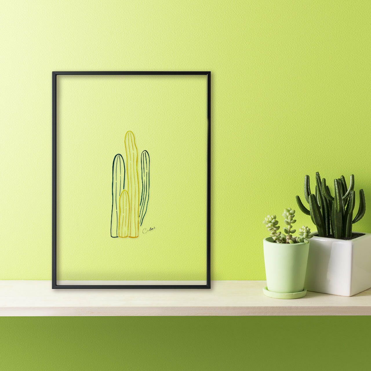 インテリアポスタークリアcactus 結婚式アイテムの通販 ファルベ 公式