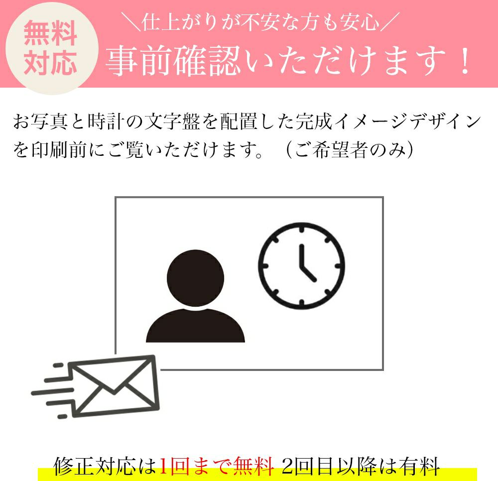 事前に仕上がりを確認できる校正オプション