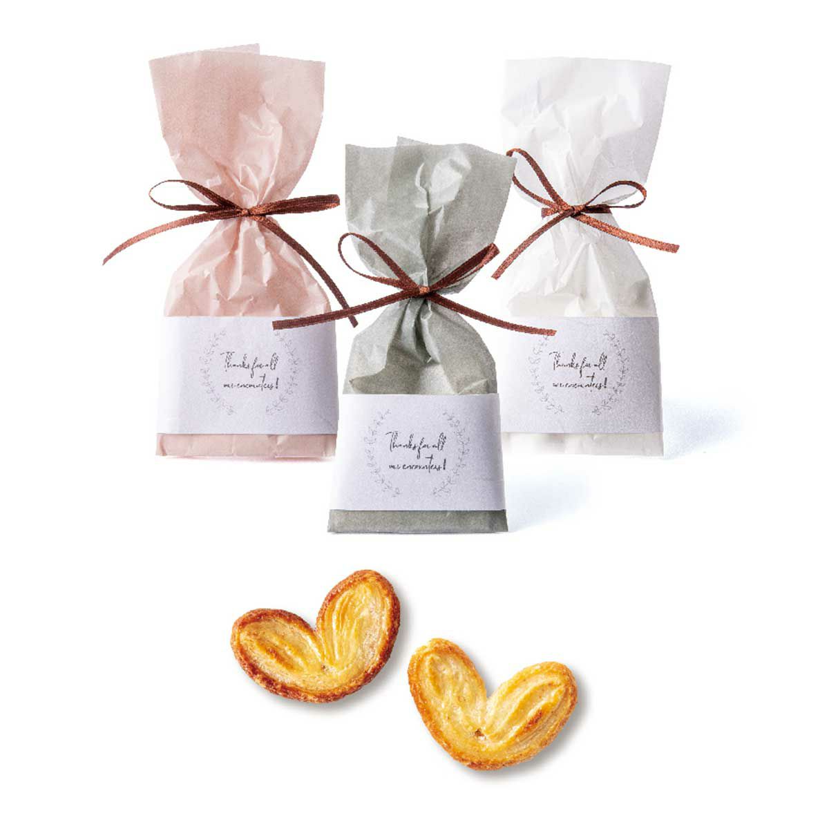 手作り感あふれるプチギフト中身はハートパイミニ