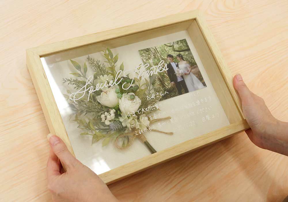 木製ボックスフレームアレンジイメージ