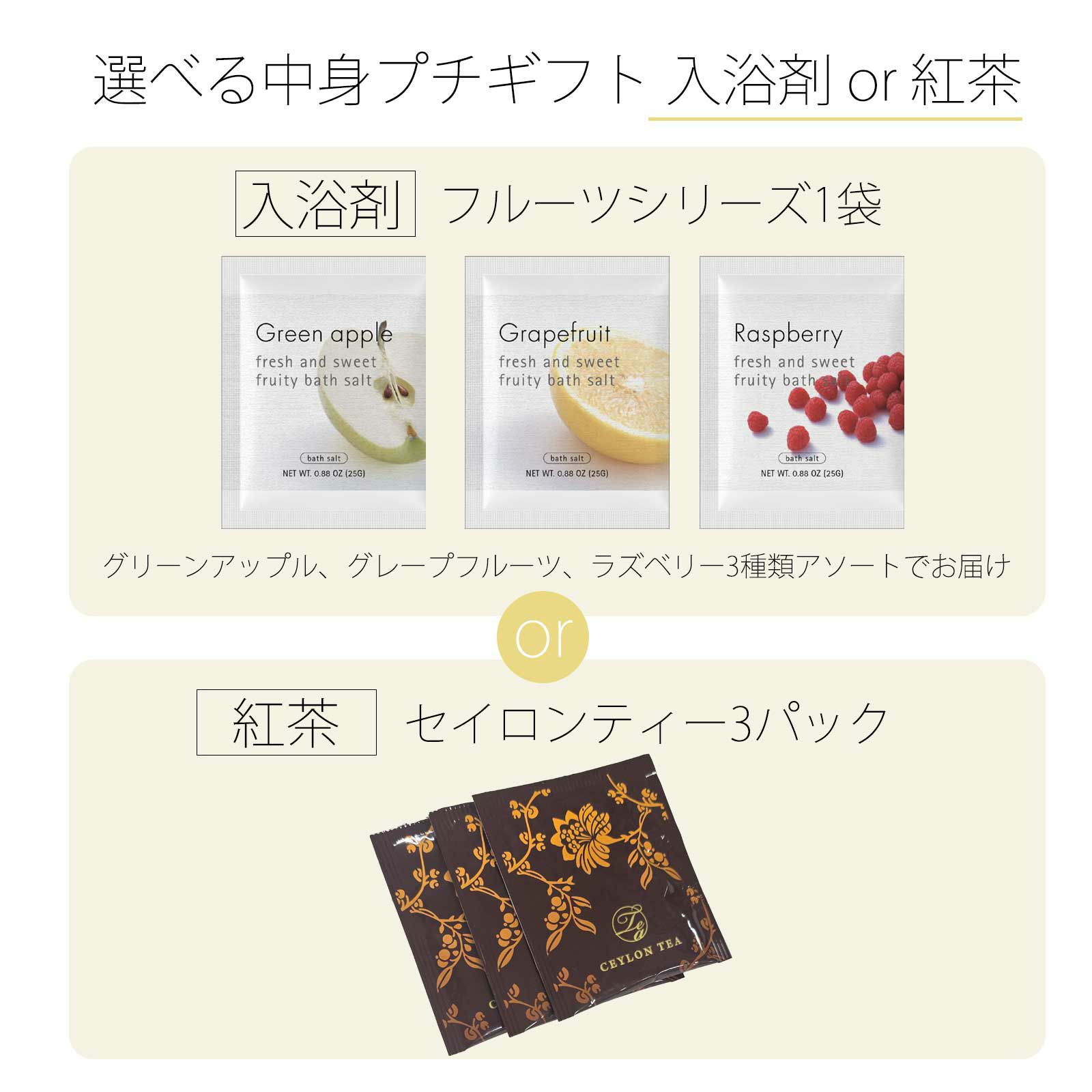 プチギフトの中身について