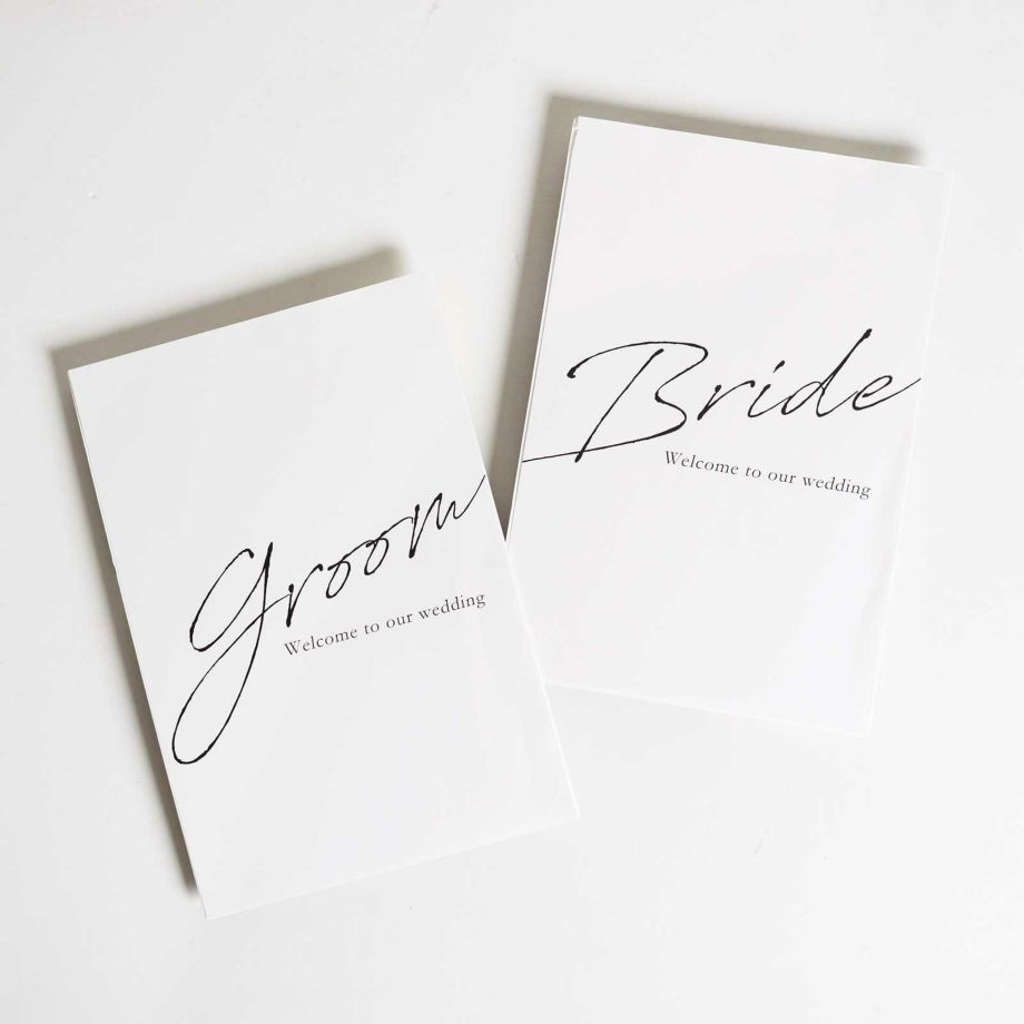 Groom＆Brideフォトフレーム用グラフィックデザインシート