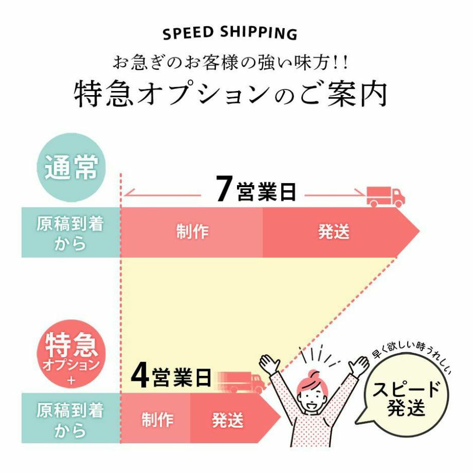 特急オプションについて