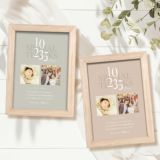 コンパクトサイズの子育て感謝状「アニバーサリー（写真2枚）」／1個