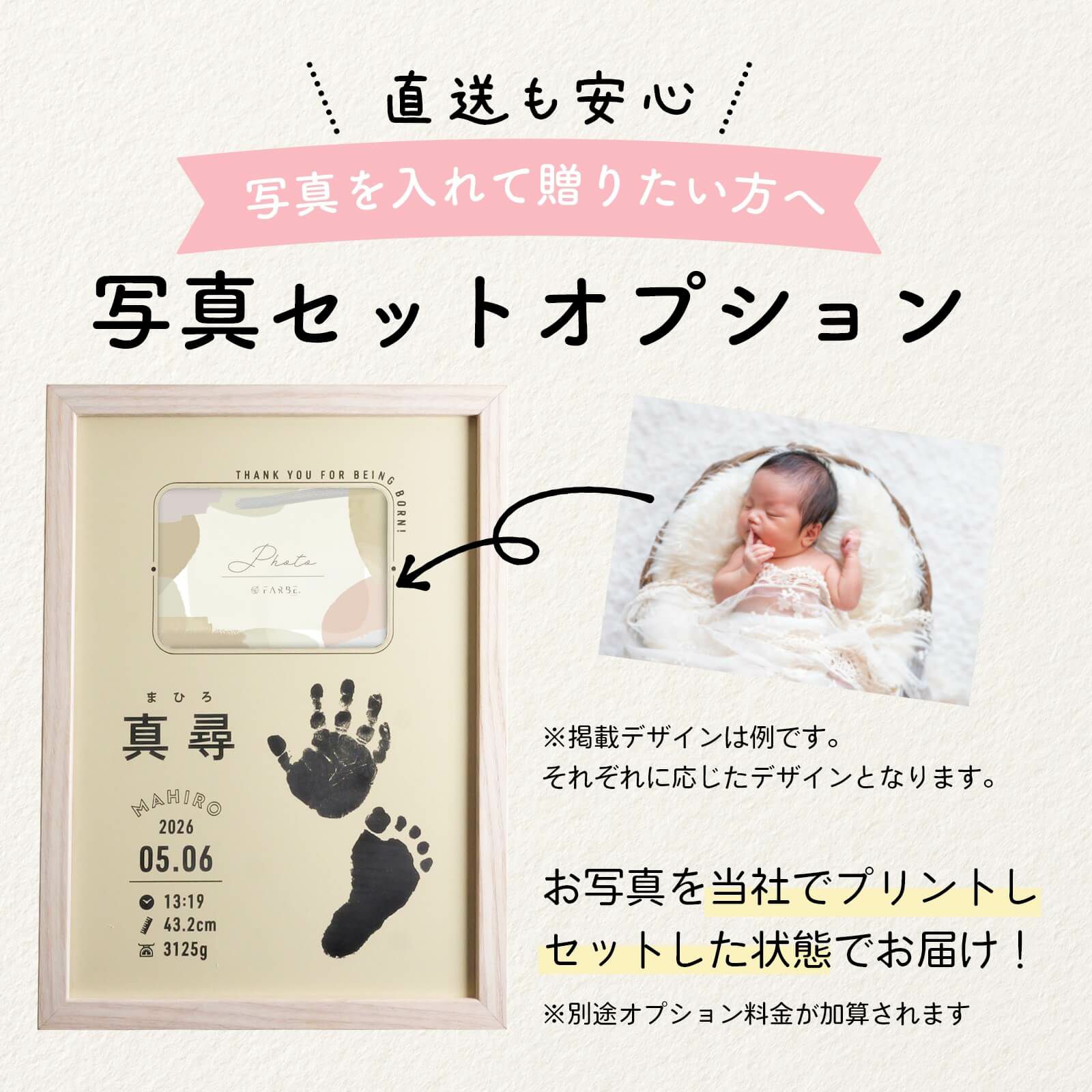写真セットオプションのご案内