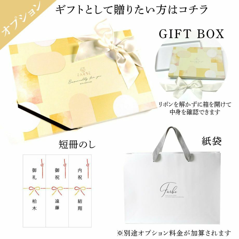 ギフトボックスオプションについて