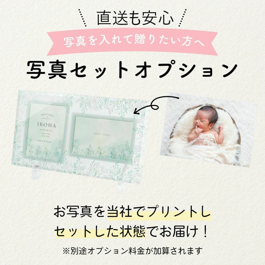写真セットオプションについて