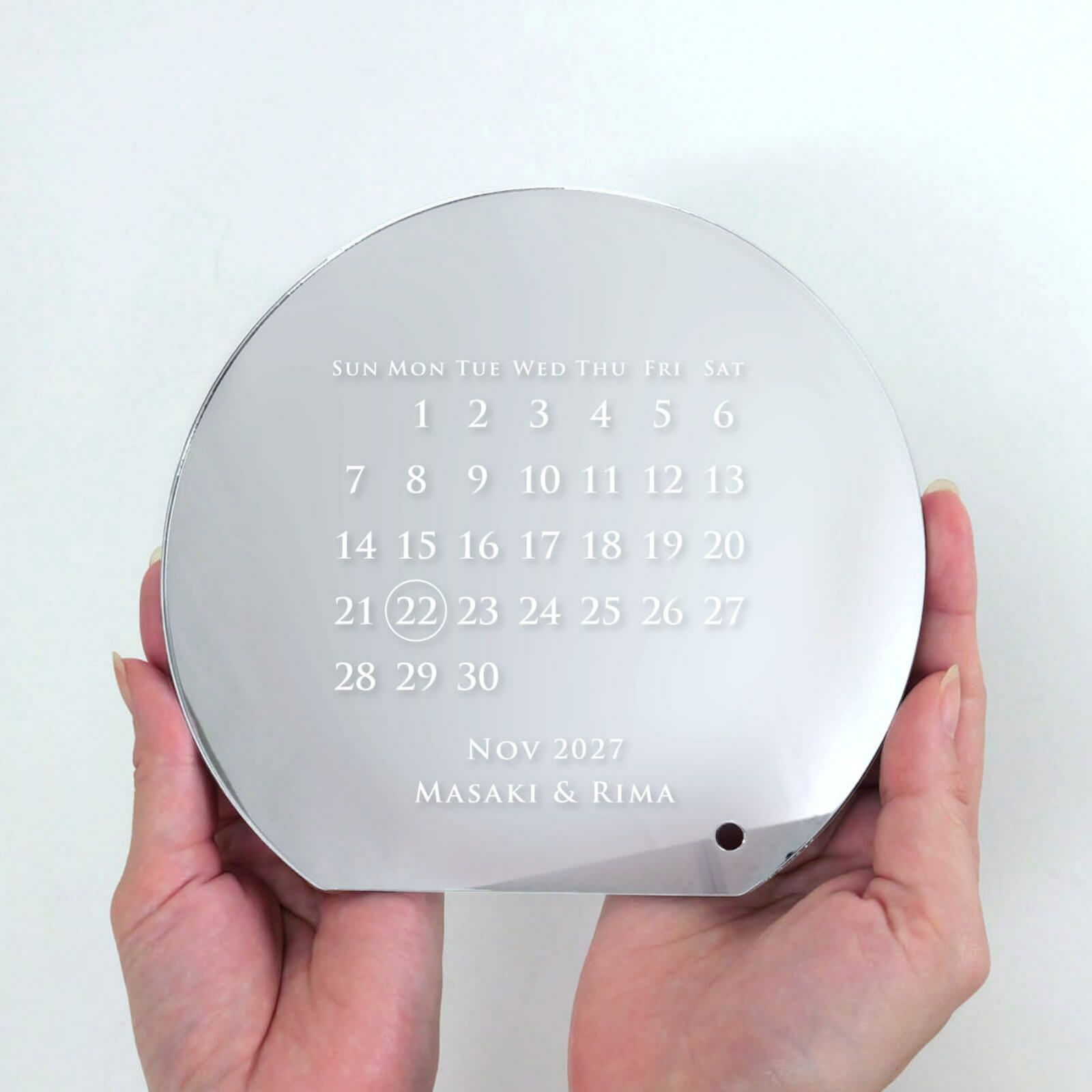 特別な日をカレンダーデザインにして印刷