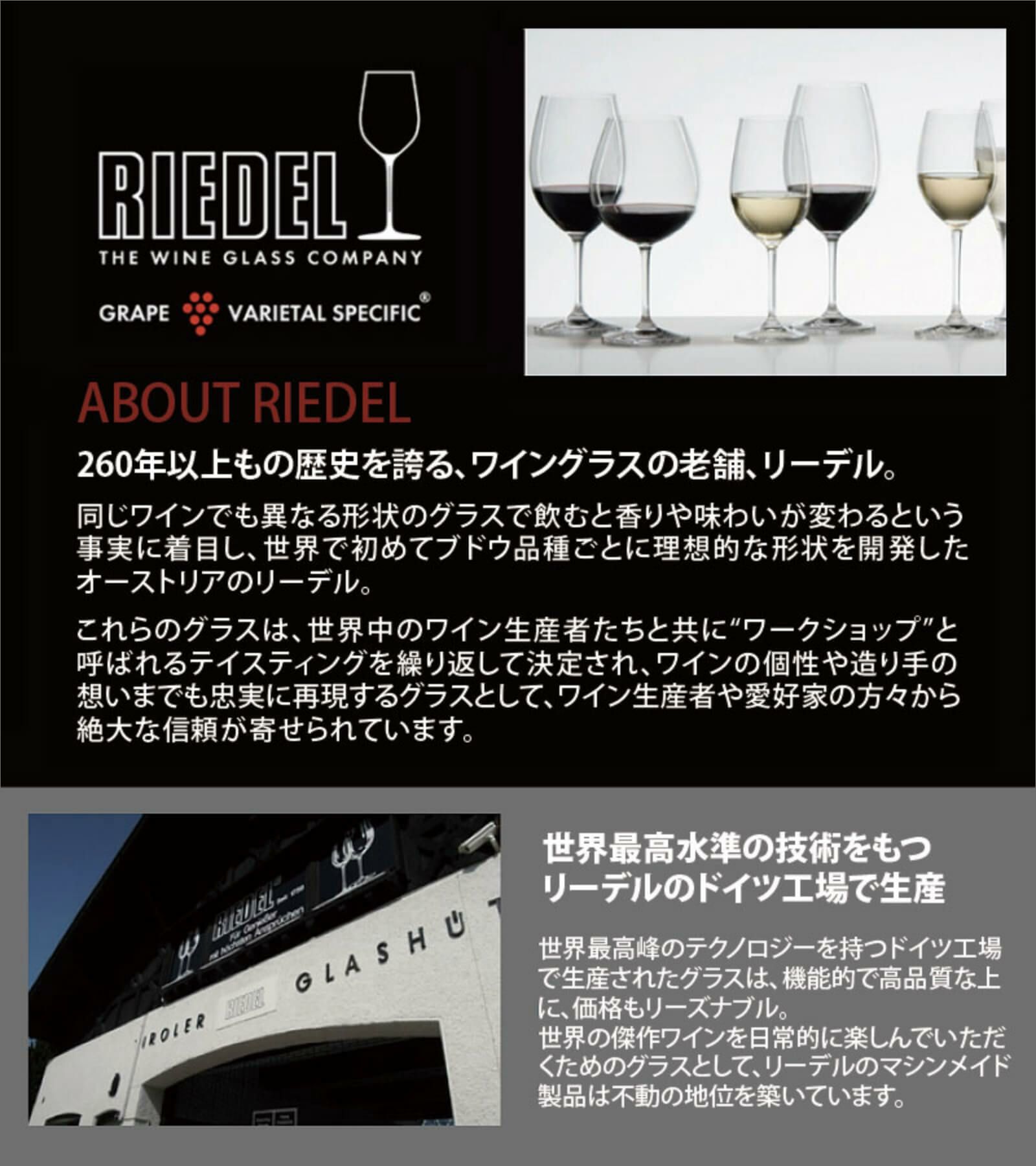 260年以上もの歴史を誇るワイングラスの老舗リーデル