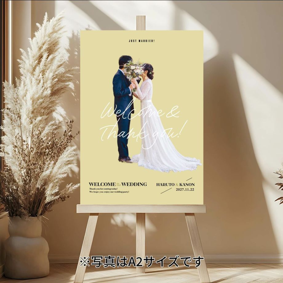 フォトパネル写真ウェルカムボード