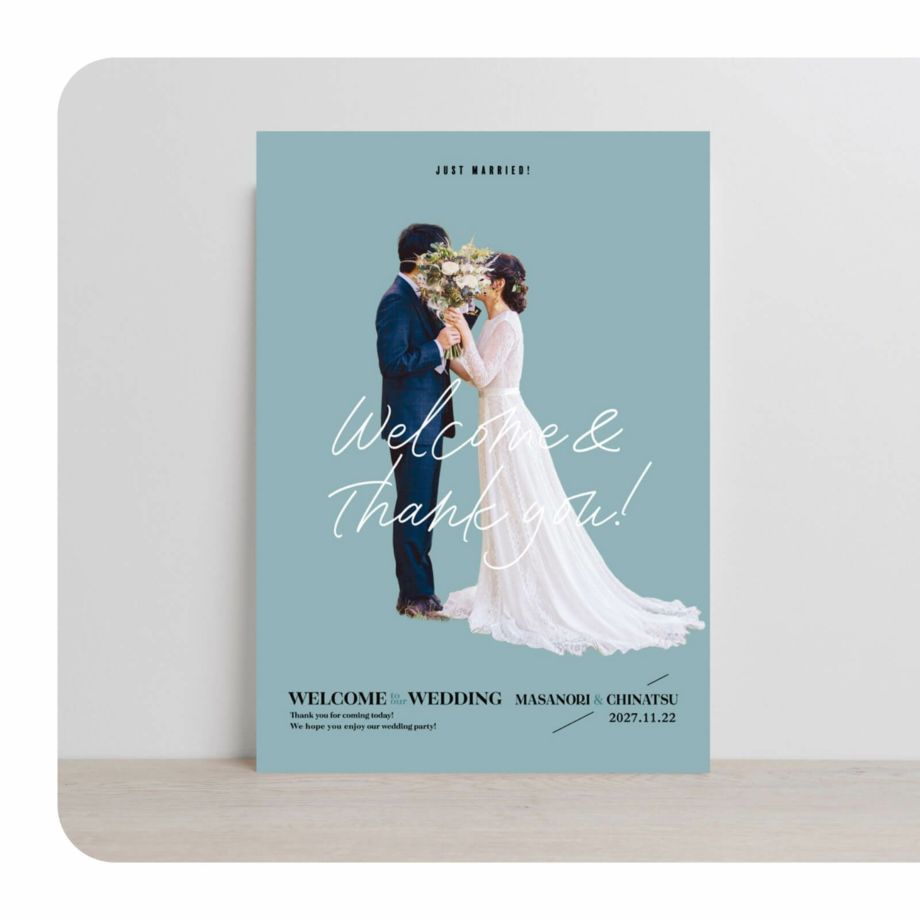 A3サイズA2サイズから選べるフォトウェルカムボード