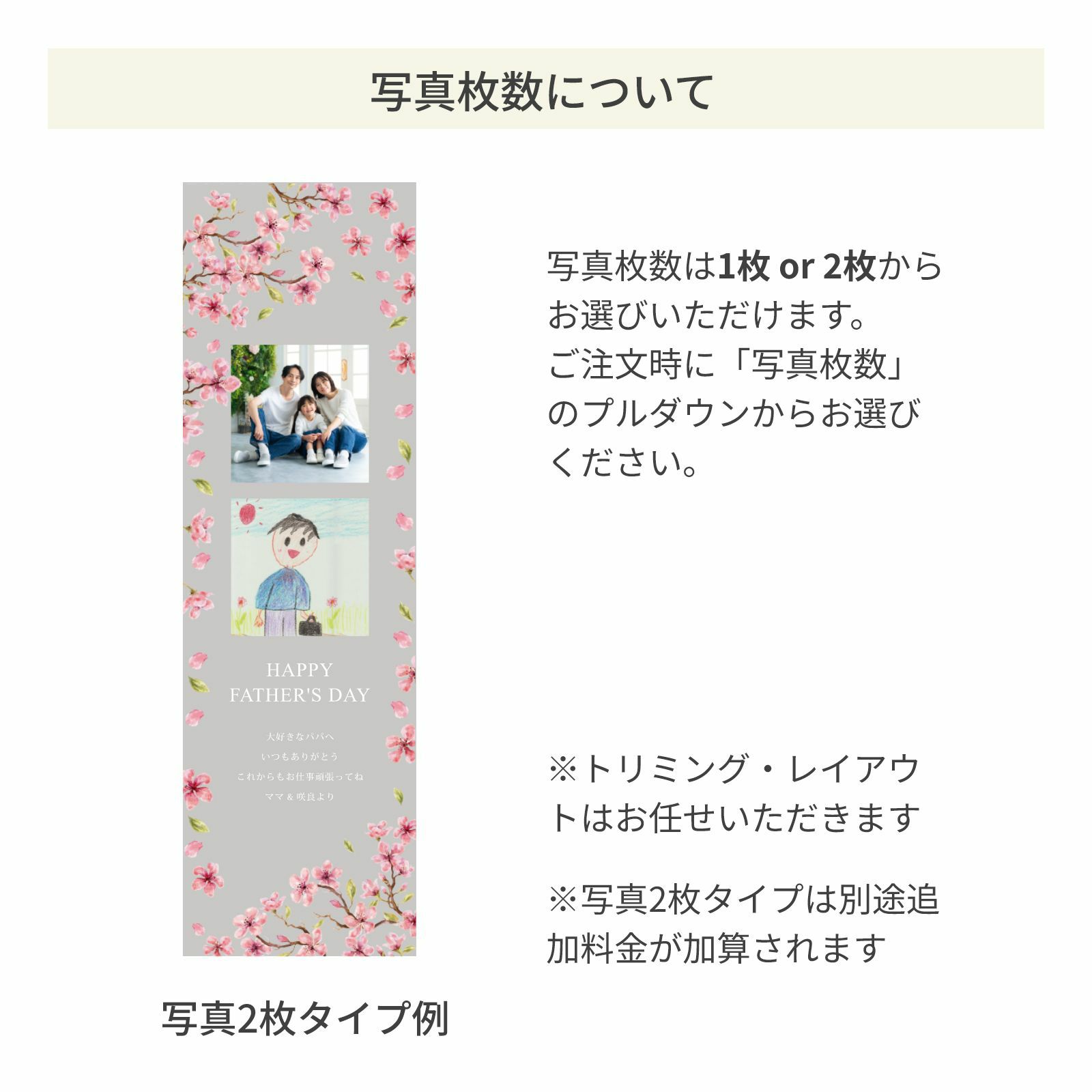 写真枚数について