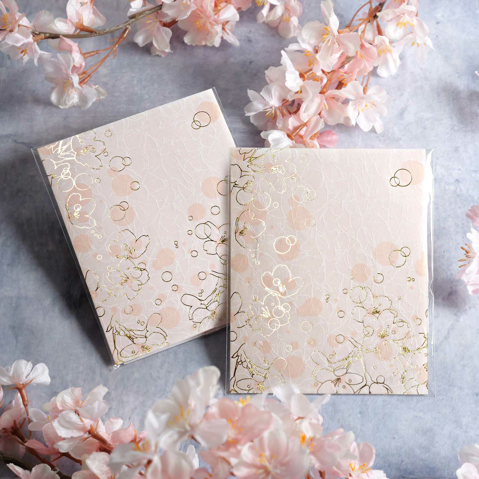 春の挙式にぴったりな桜のデザイン